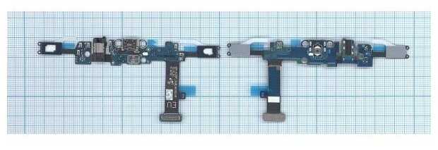 Нижняя плата для Samsung Galaxy A3 2016 SM-A310F с разъемом зарядки разъемом гарнитуры микрофоном и кнопкой Home