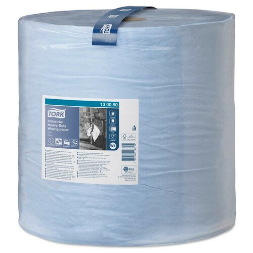 Бумага протирочная Tork суперпрочная в рул голуб130080 15445₽