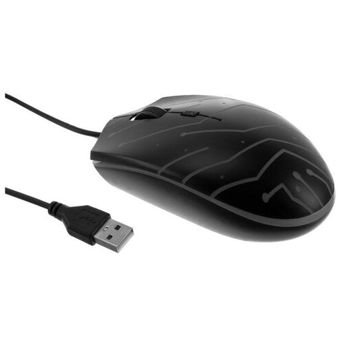 Мышь Perfeo MAZE, игровая, проводная, оптическая, подсветка, 1200 dpi, USB, чёрная мышь оптическая perfeo glow подсветка оптич 3 кн usb чёрная