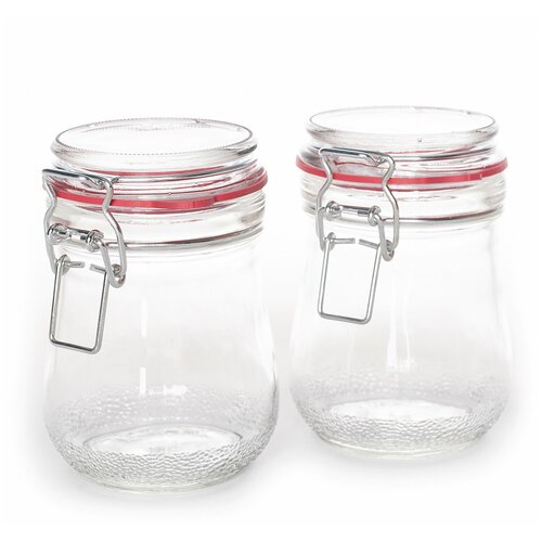 Набор банок 0,5л с замком, 2шт.