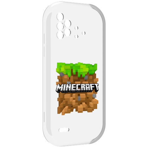 Чехол MyPads Minecraft-2 для UMIDIGI Bison X10 / X10 Pro задняя-панель-накладка-бампер