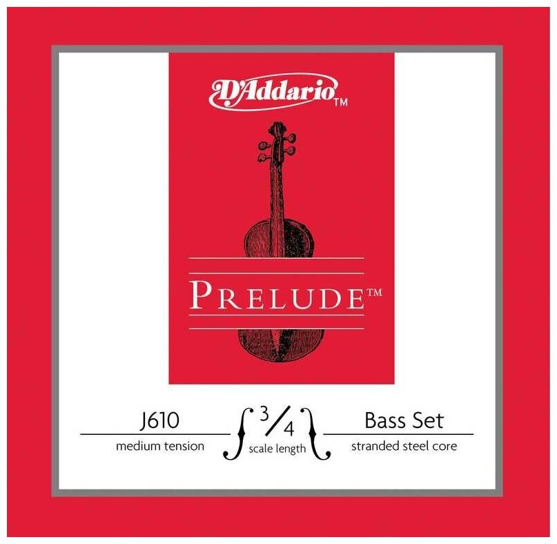 D ADDARIO J610 3/4M Струны для контрабаса