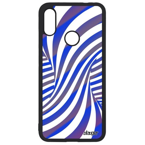 фото Противоударный чехол для мобильного // xiaomi redmi note 7 // "иллюзия торнадо" мираж водоворот, utaupia, голубой