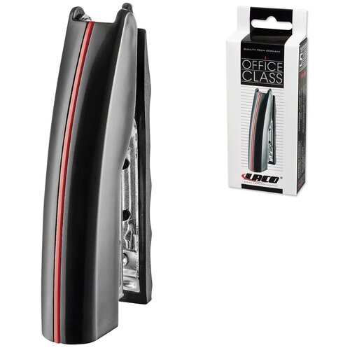 Степлер №10 LACO (лако, Германия), до 20 листов, вертикальный, черный, SH 480