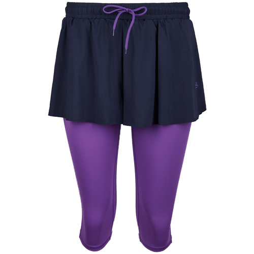 Шорты для гимнастики и танцев Chante, размер 40, черный, фиолетовый шорты chante размер 46 черный фиолетовый