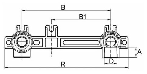 Планка монтажная FV-Plast 20х1/2" внутренняя резьба AA255020012 - фото №8