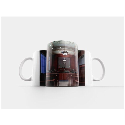 фото Кружка "зал суда, скамейки, сиденья" 320 мл lotsprints