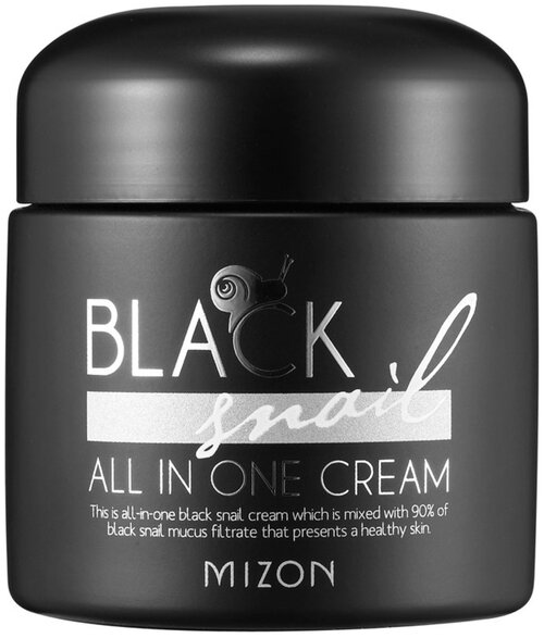 Mizon Крем для лица с экстрактом черной улитки Black Snail All in one Cream, 75 мл