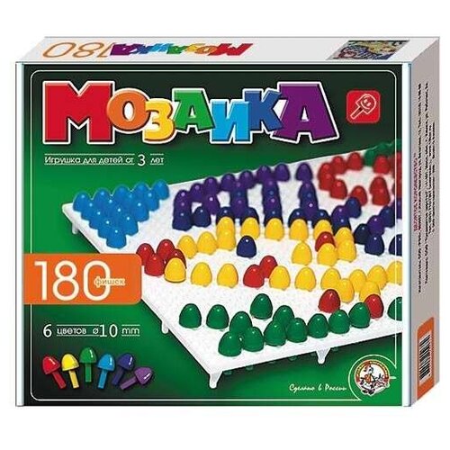 Мозаика d10 / 6 цветов / 180шт