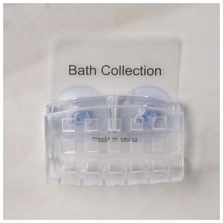 Держатель на присосках Bath Collection, 9х5х6 см, цвет микс