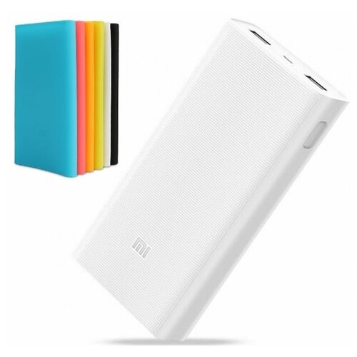 фото Чехол силиконовый для внешнего аккумулятора xiaomi mi power bank 1/2/3 20000 mah /30000mah