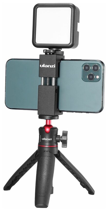 Комплект Ulanzi Smartphone Vlog Kit 6: штатив держатель осветитель