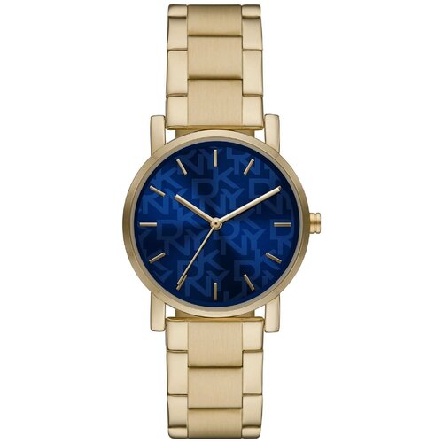 фото Dkny ny2969 женские кварцевые наручные часы с синим циферблатом