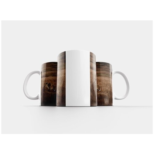 фото Кружка "лев, сафари, камуфляж" 320 мл lotsprints