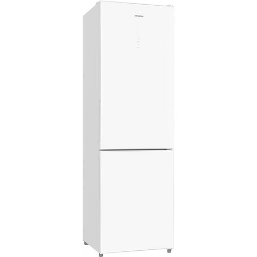 Холодильник HYUNDAI CC3585F, белое стекло