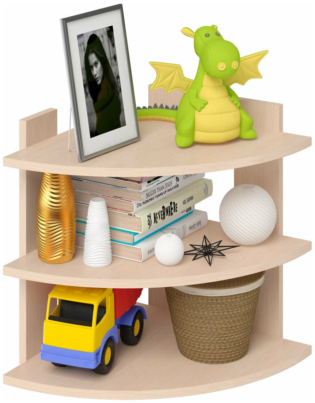 фото Стеллаж-этажерка угловой