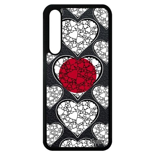 фото Противоударный чехол на телефон // huawei p20 pro // "флаг японии с сердцем" государственный туризм, utaupia, цветной