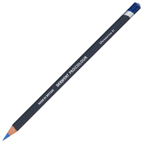 Цветные карандаши Derwent Карандаш цветной Procolour 31 Ультрамарин цветные карандаши derwent карандаш цветной procolour 38 небесно голубой