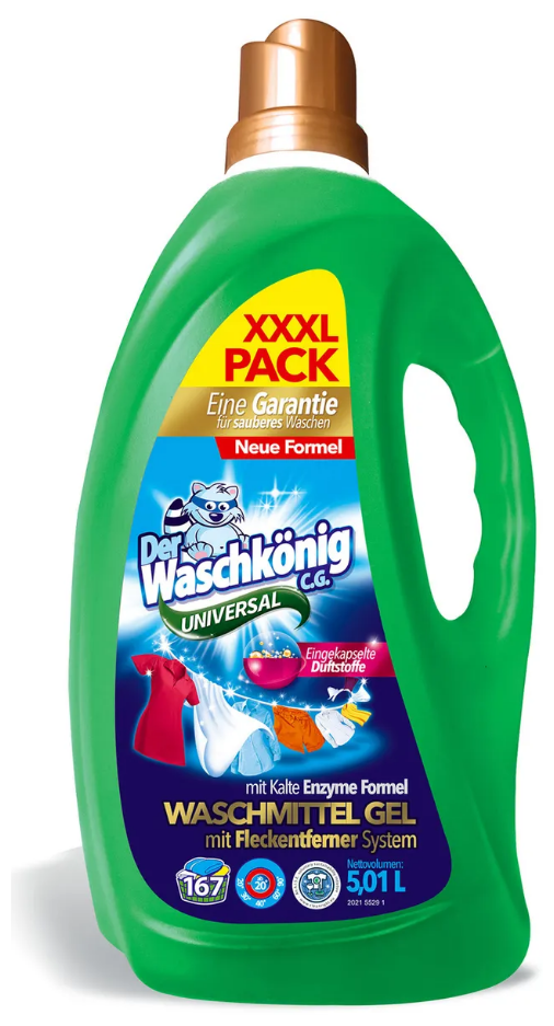 фото Гель для стирки Der Waschkonig C. G. Universal универсальный 5.01 л