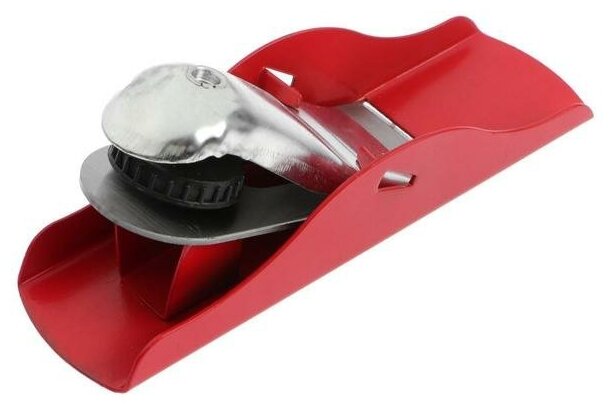 Рубанок металлический тундра, 165 мм, малогабаритный