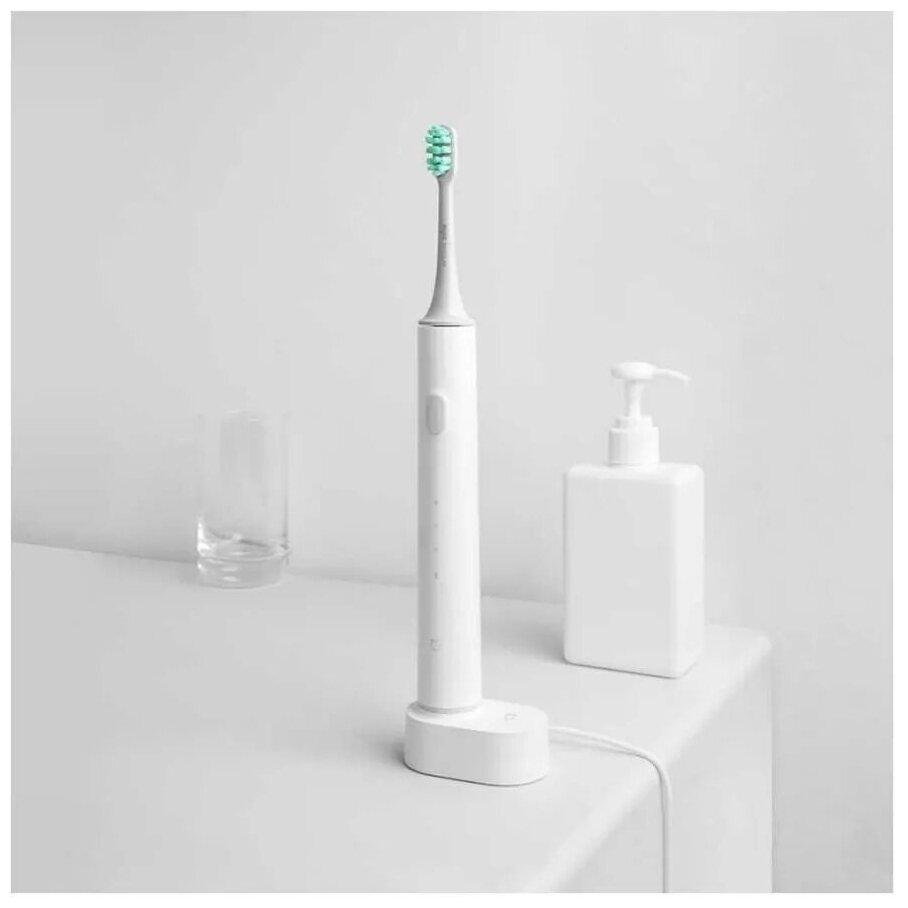 Электрическая зубная щётка Mijia Sonic electric toothbrush T500 (MES601) белый - фотография № 4