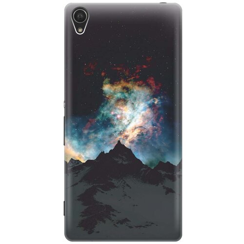 фото Силиконовый чехол на sony xperia z3 / сони иксперия зет 3 с принтом "горы и звезды" gosso