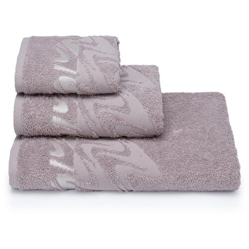 фото Полотенце brilliance - 40х60, 50х90, 70х130 см - цвет 16-1703 - коричневый (комплект - 3 шт) дм