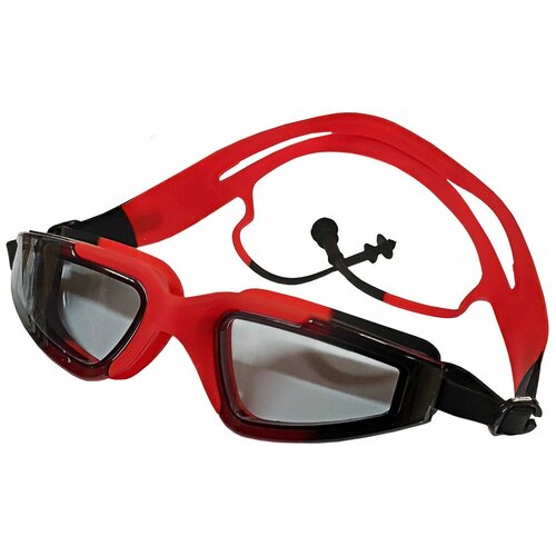 фото B31545-3 очки для плавания взрослые (красный/черный) hawk