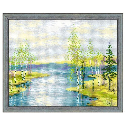 фото Набор для вышивания riolis сотвори сама 1605 паводок 24 х 30 см 1 шт. риолис