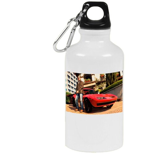 фото Бутылка с карабином coolpodarok гта.gta.grand theft auto.(мужчина на фоне красной машины)