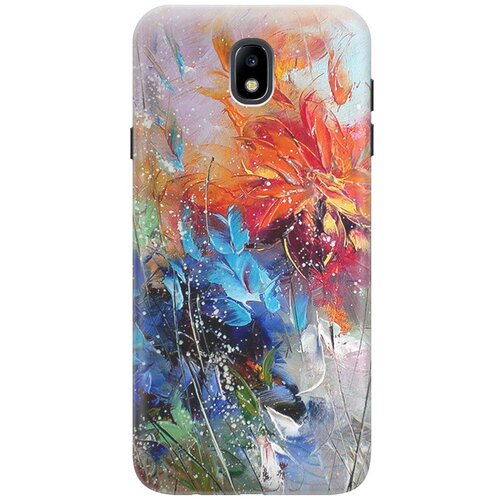 фото Re:paчехол - накладка artcolor для samsung galaxy j7 (2017) с принтом "весенний взрыв"