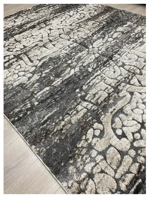 Ковер Меринос Ibiza 4101, бежево-серый, 1.5 х 0.8 м - фотография № 2