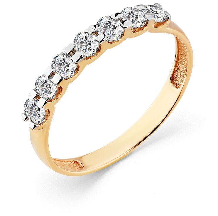 Master Brilliant Золотое кольцо из красного золота с бриллиантом 1-108439-00-00