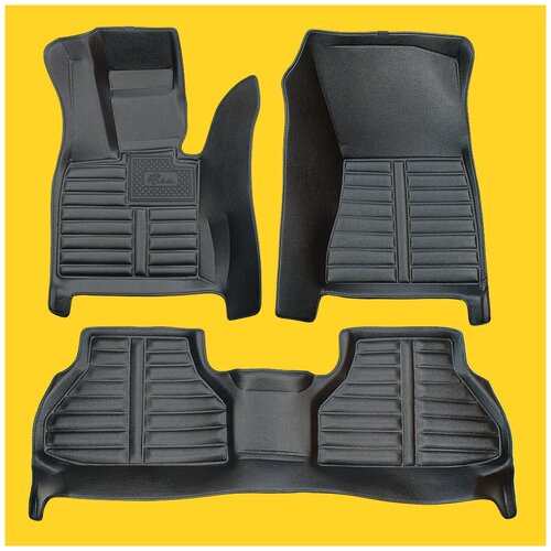 5D коврики для BMW X5 (E70), 2006-2013. Максимально большие. Высокие борта. Закрывают весь пол, лучше защищают. Для БМВ Х5 Е70.