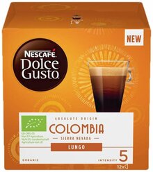 Кофе в капсулах NESCAFE "Lungo Colombia Sierra Nevada" для кофемашин Dolce Gusto, 12 шт.