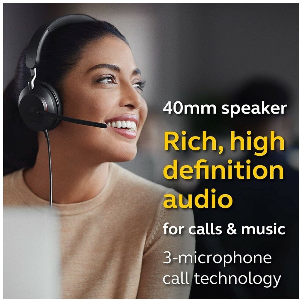 JABRA Гарнитура Jabra Evolve2 40 USB-A MS Mono