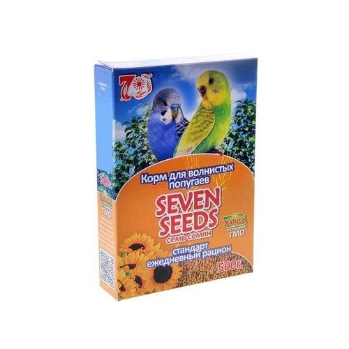 Корм Seven Seeds для волнистых попугаев, 500 г корм seven seeds для волнистых попугаев 500 г