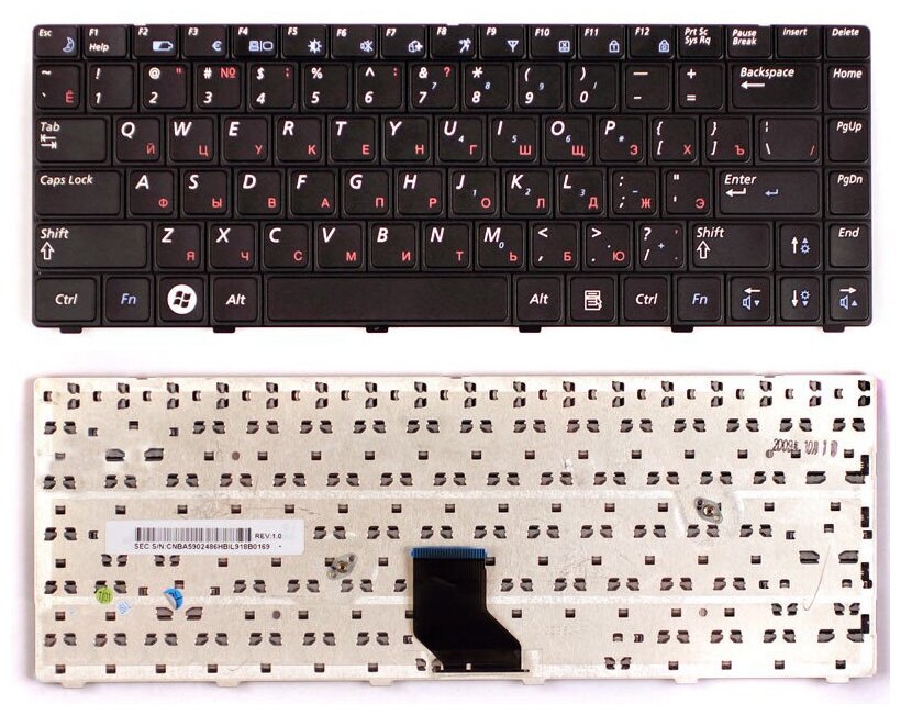 Клавиатура для ноутбука Samsumg BA59-02486D черная 1630₽