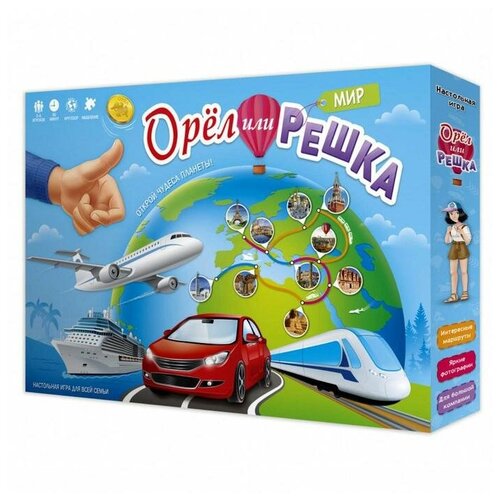 Настольная игра «Орёл или решка. Мир»