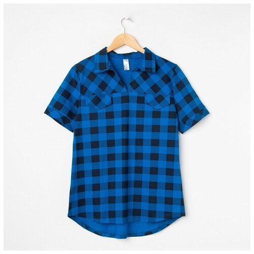 фото Поло lovetex.store, размер 56, синий