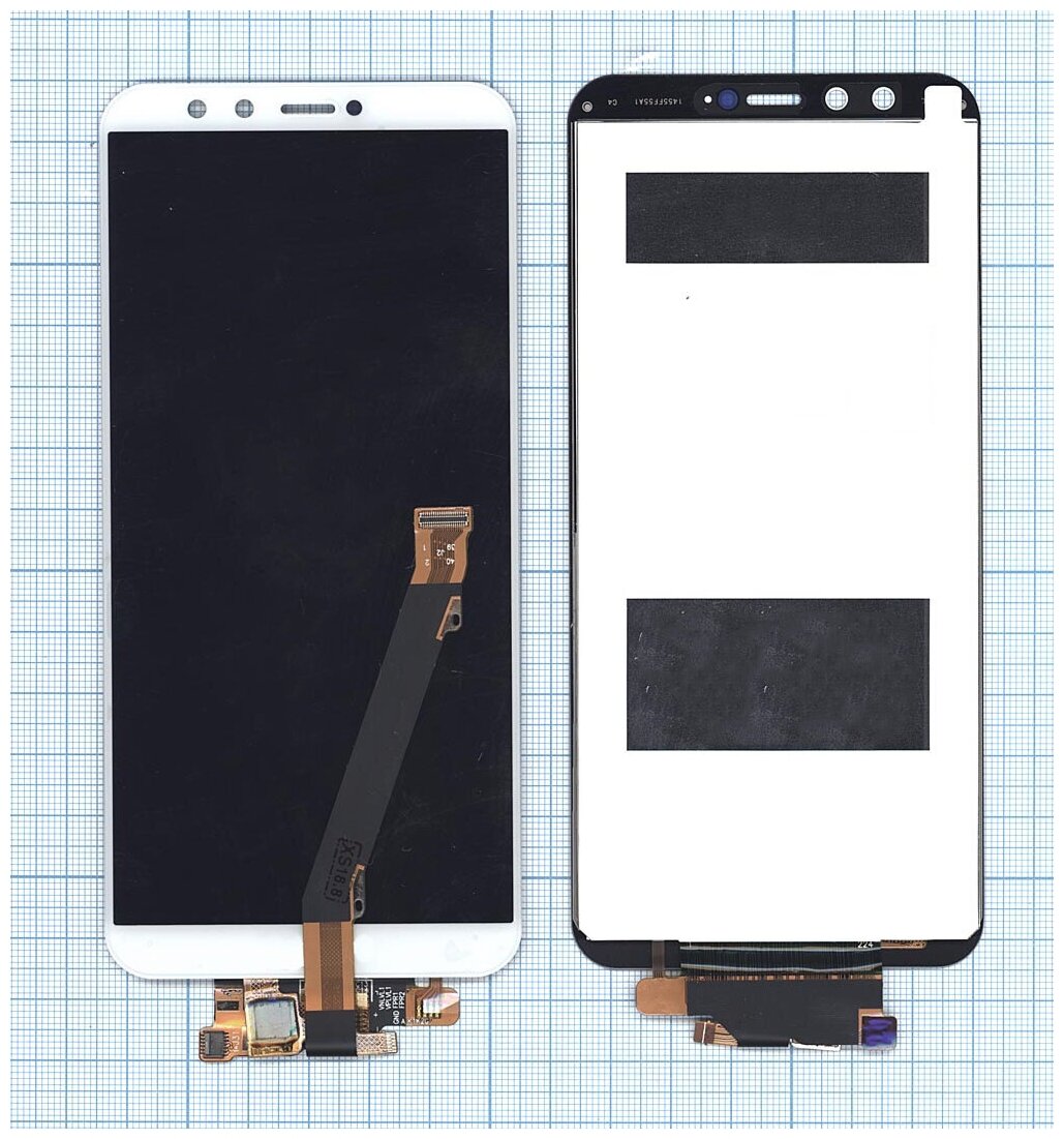 Дисплей (экран) в сборе с тачскрином для Huawei Honor 9 Lite белый / 1080x2160