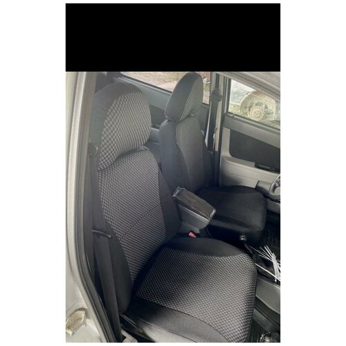 Чехлы Virazh для LadaВАЗ нива 2121321214 3-х дверн жаккард черный 3650₽