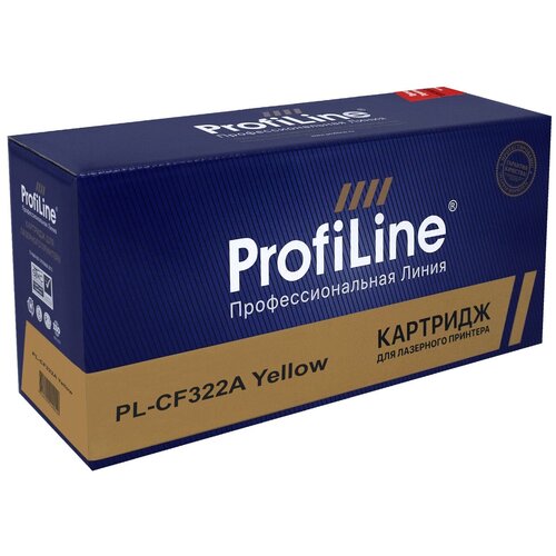 Картридж ProfiLine CF322A / 653A, желтый, для лазерного принтера, совместимый