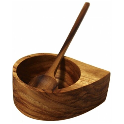 Емкость для соли деревянная Be Home Teak 6.5х2.5х2.5 см, 30 мл
