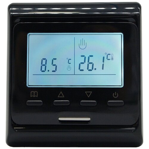 Терморегулятор программируемый Е51 серебристый