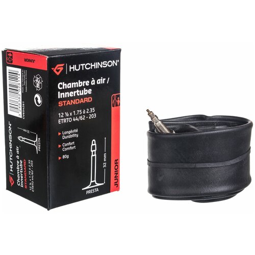 Велокамера Hutchinson 12х1.7/2.3 F/V велокамера hutchinson 26х1 7 2 1 f v air light