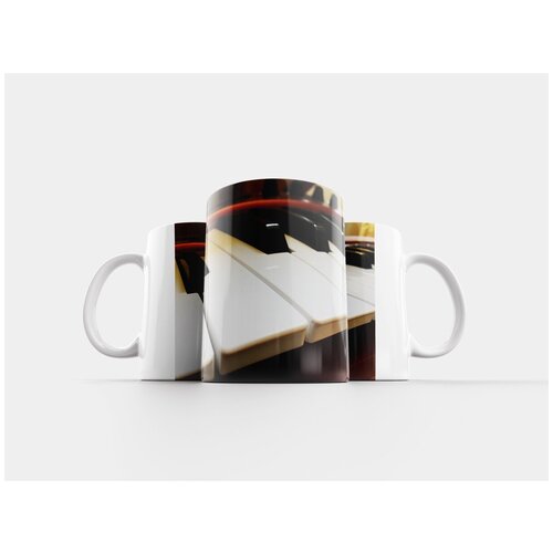 фото Кружка "пианино, клавиатура, музыкальные" 320 мл lotsprints