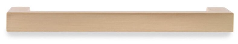 Ручка мебельная QUADRA , 96 мм, цвет - Матовое брашированное сатиновое золото, RS043MBSG - фотография № 3