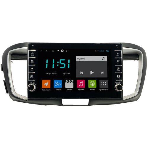 Штатная магнитола Zenith Honda Accord 9 2013-2018, Android 10, 4/64GB