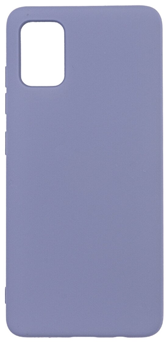 Чехол для Samsung Galaxy A51. Soft touch premium. Серый.